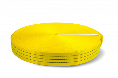 Лента текстильная 6:1 90 мм 10500 кг (желтый) (S)