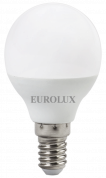 Лампа светодиодная EUROLUX LL-E-G45-7W-230-2,7K-E14