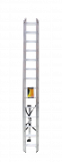 Лестница алюминиевая ВИХРЬ ЛА 3х14