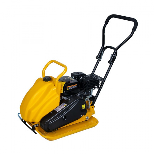 Виброплита T-100 100,5 кг, 25кН Loncin бак, коврик, колесный комплект
