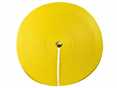 Лента текстильная 5:1 90 мм 9000 кг (желтый) (L)