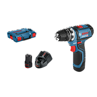 Аккумуляторная дрель-шуруповёрт BOSCH GSR 12V-15 FC Professional со сверлильным патроном-насадкой GFA 12-B