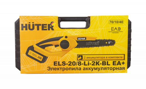Электропила аккумуляторная ELS-20/8-Li-2К-BL Huter фото 10