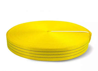 Лента текстильная 7:1 90 мм 13500 кг (желтый) (Q)