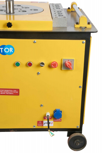 Станок для гибки арматуры TOR GW50A 50/42мм 3.8кВт с доводчиком (E) фото 2