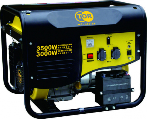 Генератор бензиновый TR2500E 3,0кВт 220В 15л с кнопкой запуска