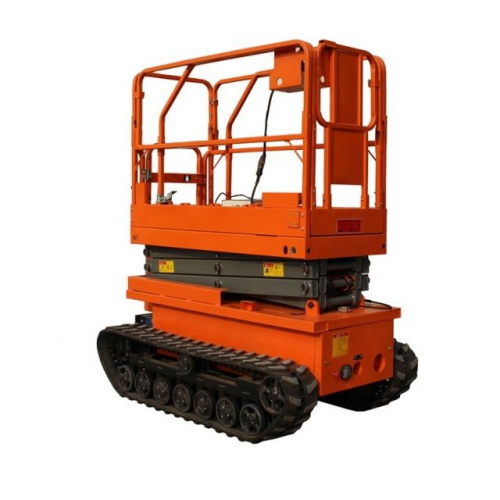 Подъемник ножничный самоходный гусеничный  200 кг 4,5/6,5 м GTJZ0406ZS DC аккумуляторный