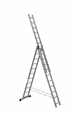 Лестница 3-секционная алюминиевая SC3011 
3*11 универсальная